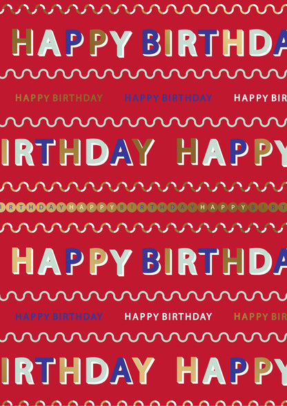 Happy Bday Inpakrollen voor Verjaardagen - 2