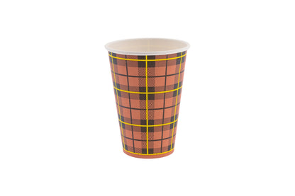 Duurzame kartonnen koffiebeker 180ml Scotty rood (100 stuks)