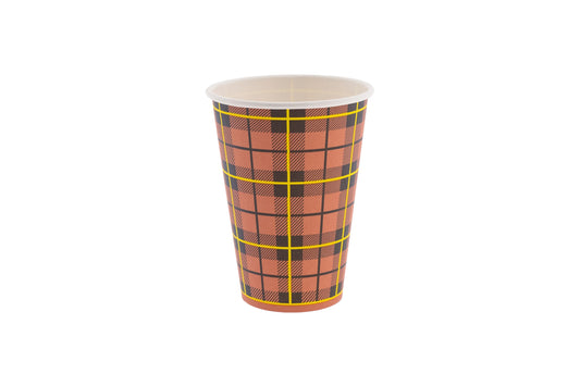 Duurzame kartonnen koffiebeker 180ml Scotty rood (100 stuks)
