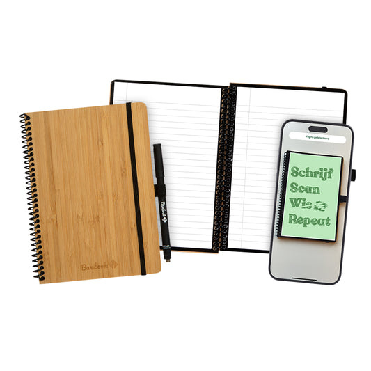 Notitieboek Bambook Hardcover A5 uitwisbaar met waterbestendige omslag