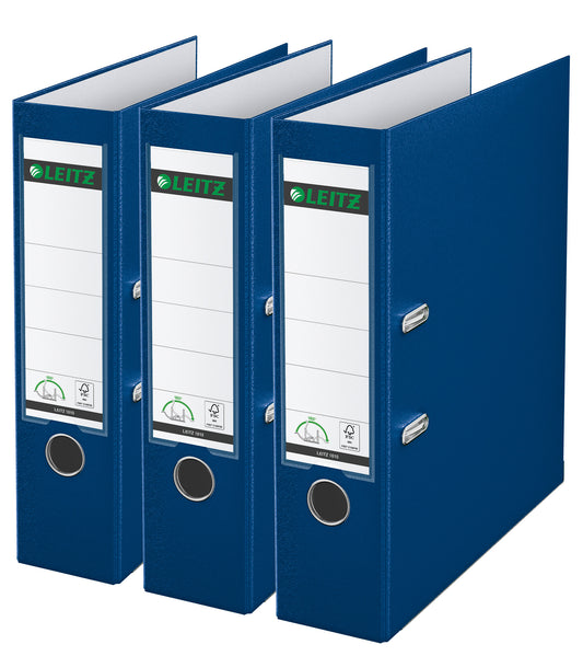 Leitz 180° ordner 1010, set van 3, blauw