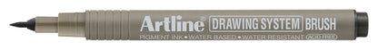 Artline technisch brush fineliner zwart