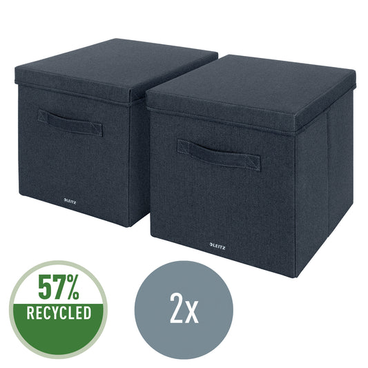 Leitz Gestof Opbergdoos met Deksel 330x325x380mm Grijs - 2