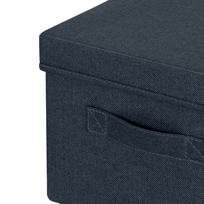 Leitz stoffen opbergdoos 285x203x380mm met deksel voor A4- en kantoorbenodigdheden - 5