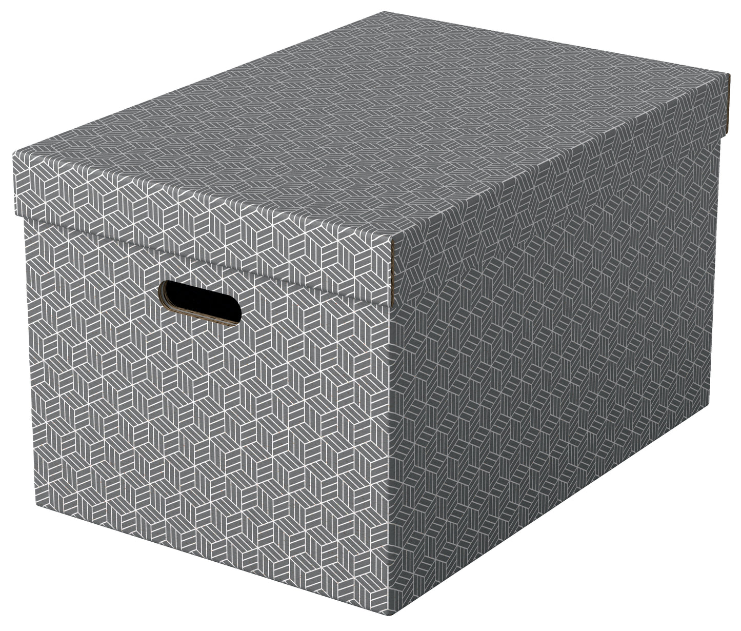 Set van 3 grote opbergdozen Esselte 355x305x510mm, gerecycled karton