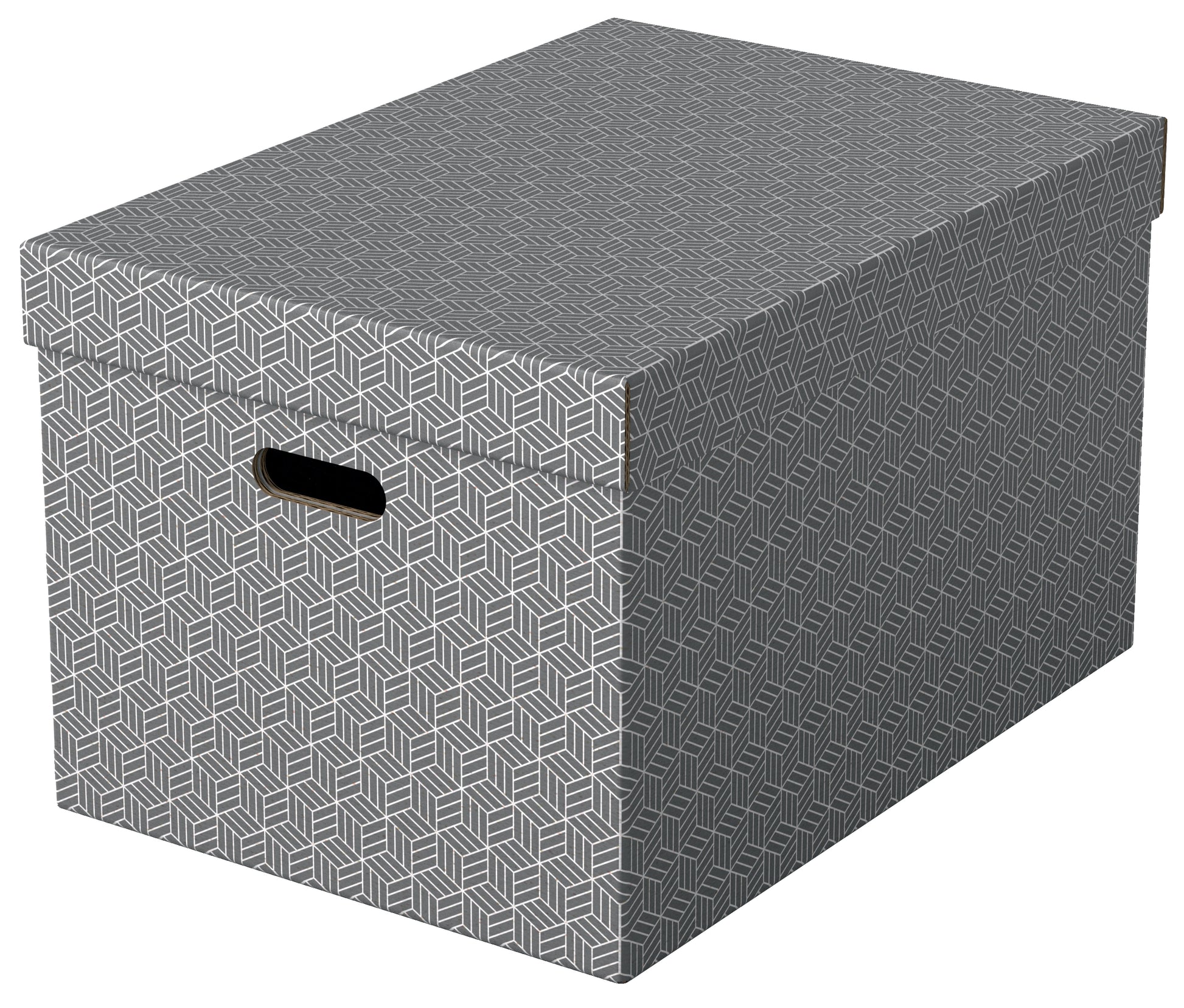 Set van 3 grote opbergdozen Esselte 355x305x510mm, gerecycled karton