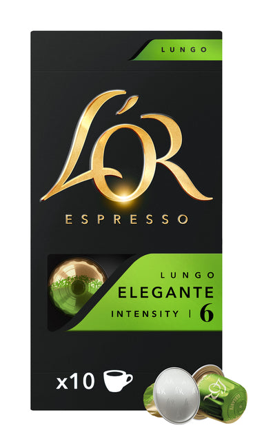 Koffiecups L'Or Lungo Elegante 10 stuks