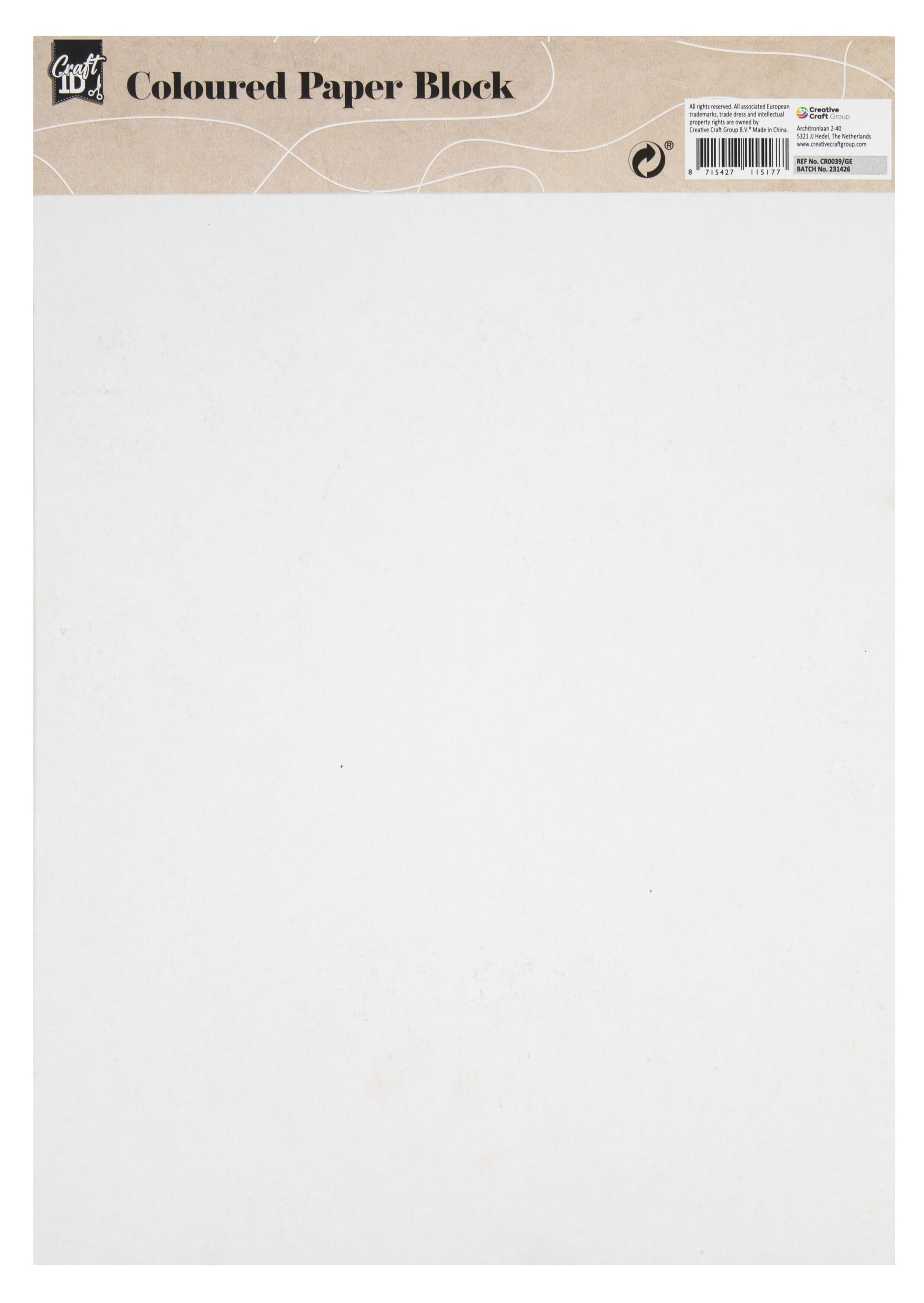 Hobbykarton CarftID 24x34cm 120-220g, 20 Vellen in 10 Kleuren - 2