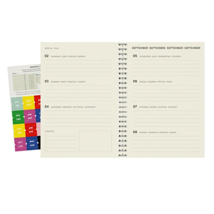 Schoolagenda 2024-2025 Lannoo Peanuts Special 18 Maanden, 7 Dagen Per Week - 2