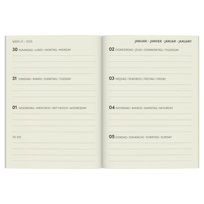 Agenda 2025 Peanuts 7 Dagen per Week 2 Pagina’s - 2