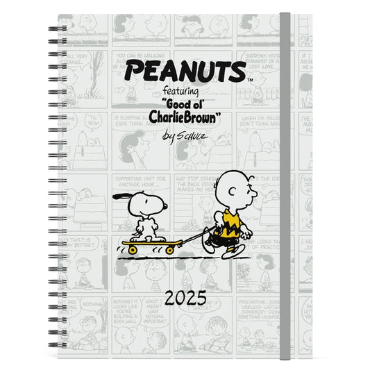 Lannoo Peanuts Bureau Agenda 2025 7 dagen/2 pagina's