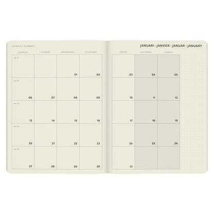 Agenda 2025 Lannoo A5 QC Colour 1 Dag Per Pagina - 2