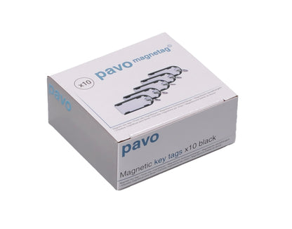 Magnetisch Pavo Sleutellabel Set met 10 Zwarte Labels - 3