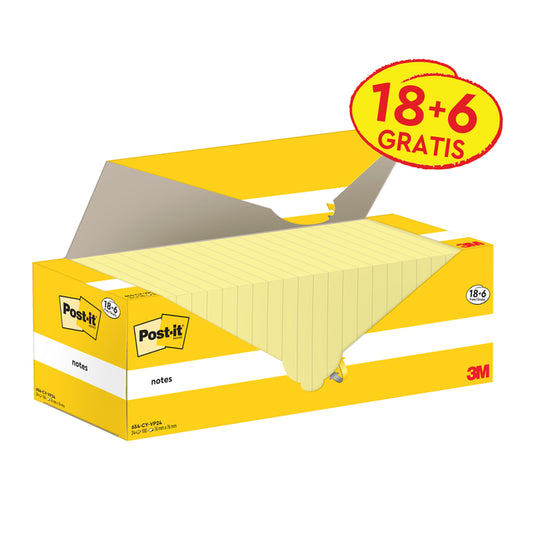 Post-it Gekleurde Notities 76x76mm Geel