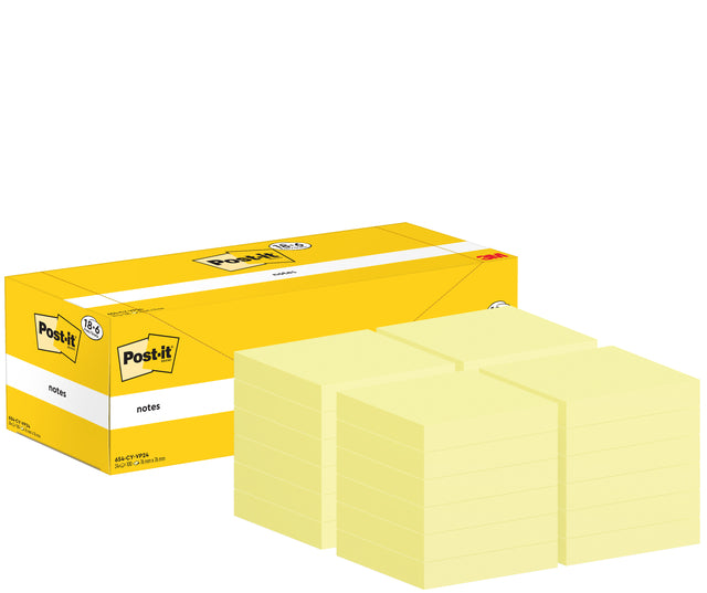 Post-it Gekleurde Notities 76x76mm Geel - 3