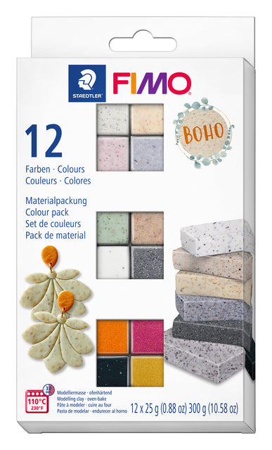 Klei Fimo Staedtler Colourpack 12 Boho Colours