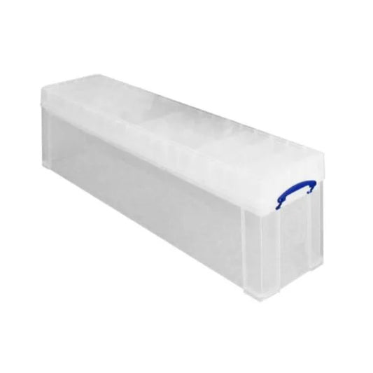 Really Useful Opbergbox 77 Liter, Transparant Wit