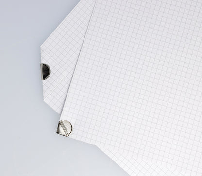 Westcott aluminium hoekclips zilverkleurig - 3