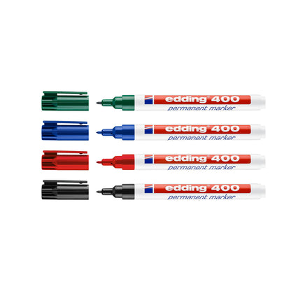 Viltstift edding 400 creatief rond 1mm, assorti - 2