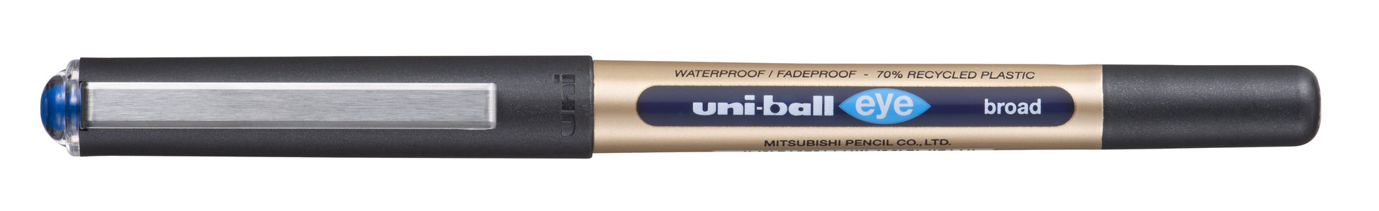 Uni-ball Eye Eco 150E B Blauw Recycled Plastic Rollerpen - 2