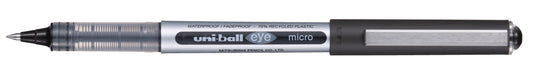 Rollerpen Uni-ball Eye Eco 150E F Zwart, Blijft Kleur en Waterbestendig