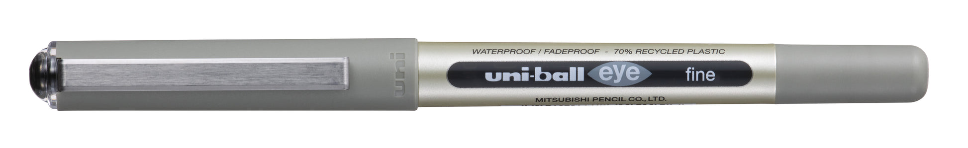 Rollerpen Uni-ball Eye Eco 157E F Zwart, Vloeiend en Duurzaam - 2