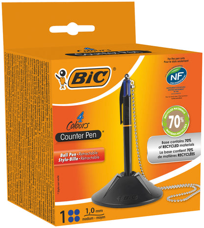 Baliepen Bic M zwart met standaard en ketting