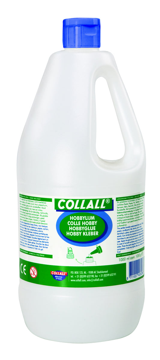 Collall hobbylijm 2 liter, waterbasis en uitwasbaar