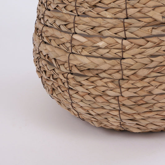 Plantenmand Mica Avalon Zeegras Rond 30cm Bruin - 3