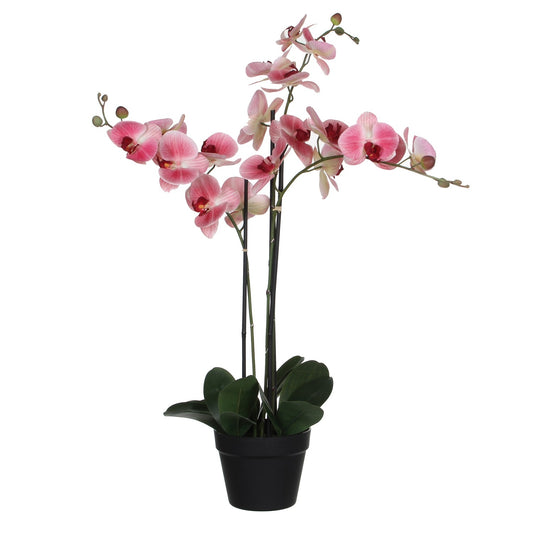 Kunstplant Mica Phalaenopsis orchidee roze