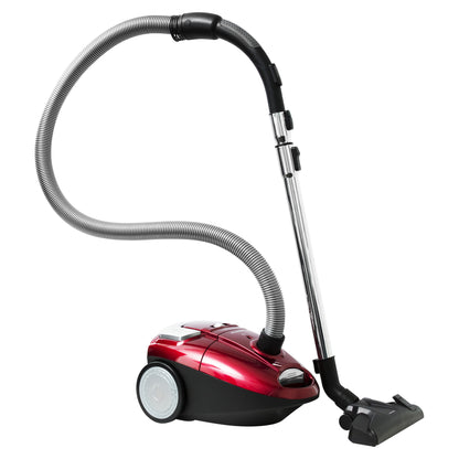 Inventum ST154RZA Compacte Stofzuiger 700W, 1.5L, Rood/Zwart, HEPA 13
