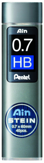 Pentel Ain Stein HB 0.7mm Potloodstift - Koker van 40 stuks