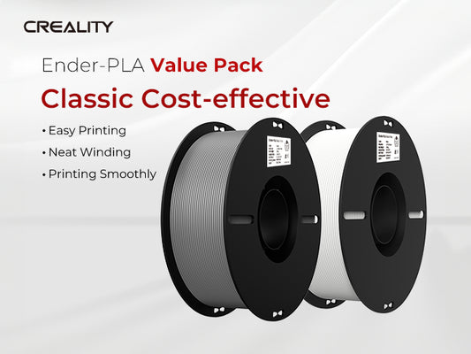Creality PLA 1.75mm Wit + Grijs 1kg - 3D Printer Filament