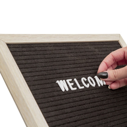 Letterbord Zwart 40 x 60 cm met Zwart Houten Frame - 4