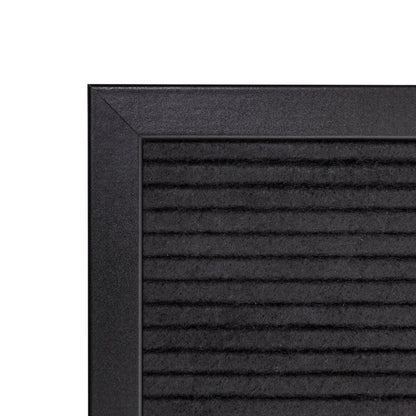 Letterbord Zwart 60 x 80 cm met Zwart Houten Frame - 2