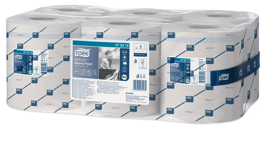 Tork Reflex M4 Centerfeed Poetspapier 114m voor hygiënisch schoonmaken
