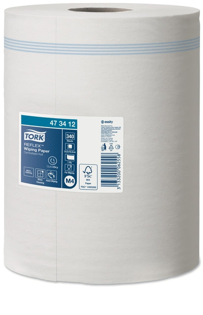 Tork Reflex M4 Centerfeed Poetspapier 114m voor hygiënisch schoonmaken - 2