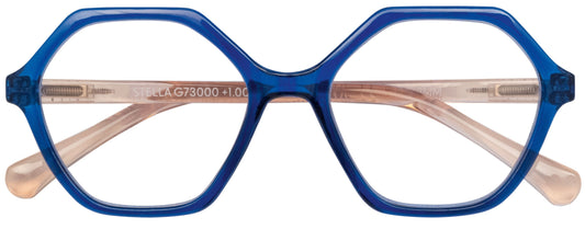 Leesbril I Need You Stella +1.00 dpt blauw