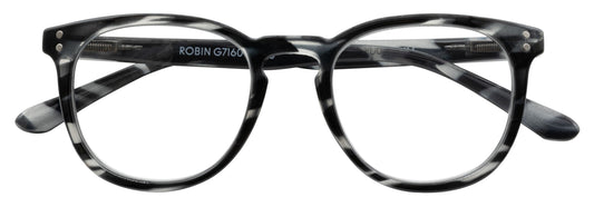Leesbril Robin +2.50dpt in zwart kunststof