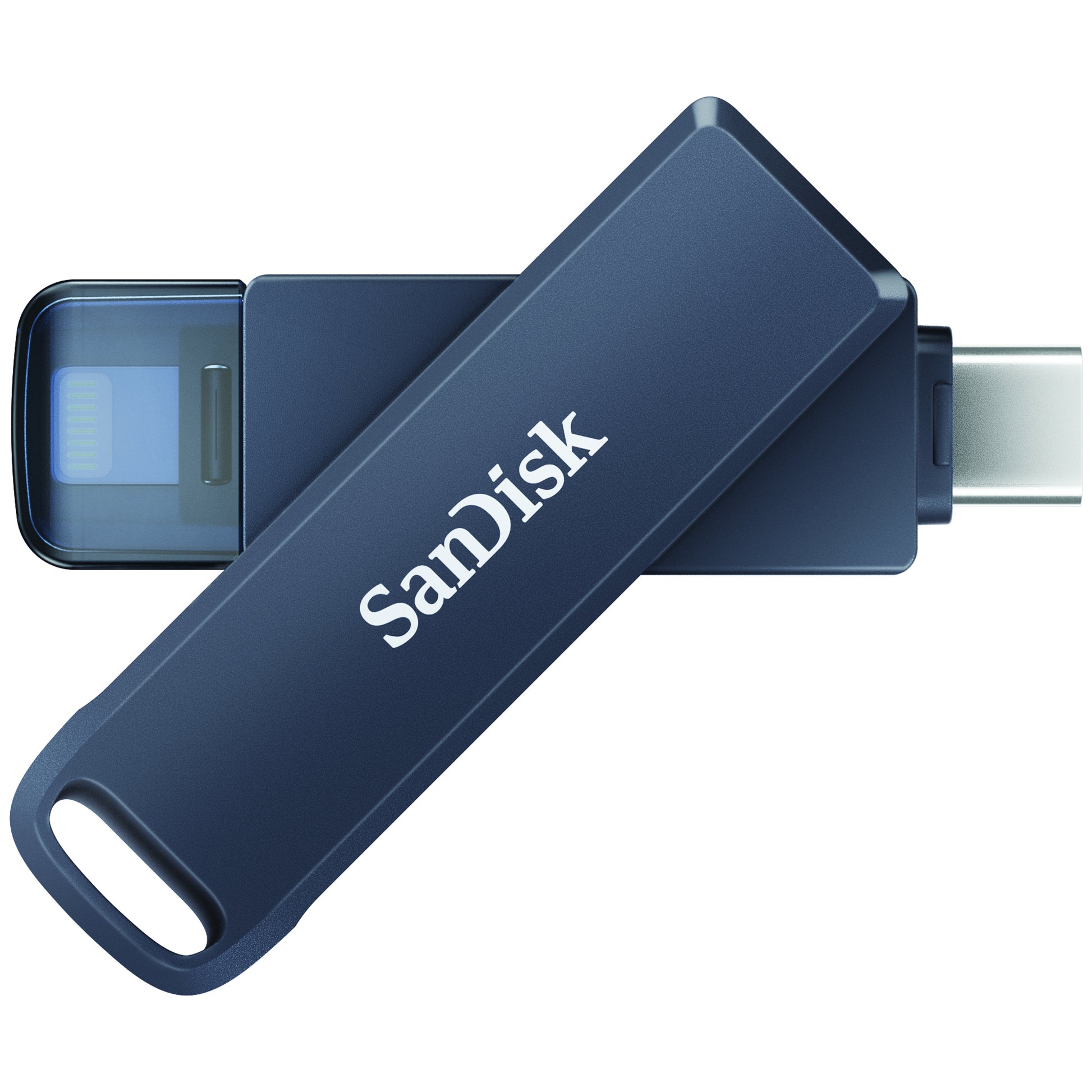 SanDisk Phone Drive 128GB Lightning en USB-C blauw - 2