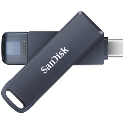 SanDisk Phone Drive 256GB Lightning en USB-C blauw - 2