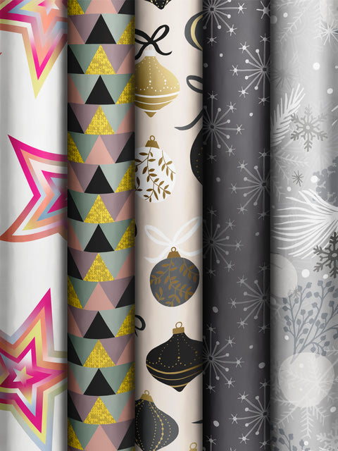 Consumenten kerst inpakpapierrollen 200x70cm, 60 stuks