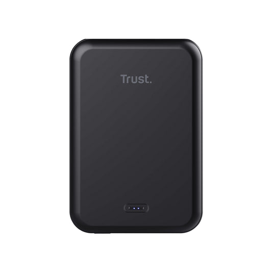 Trust Magnetic draadloze powerbank 5000mAh zwart, inclusief USB-C kabel