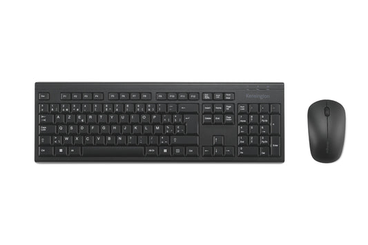 Kensington EQ KM150 draadloze QWERTY toetsenbord + muis set, 63% PCR plastic