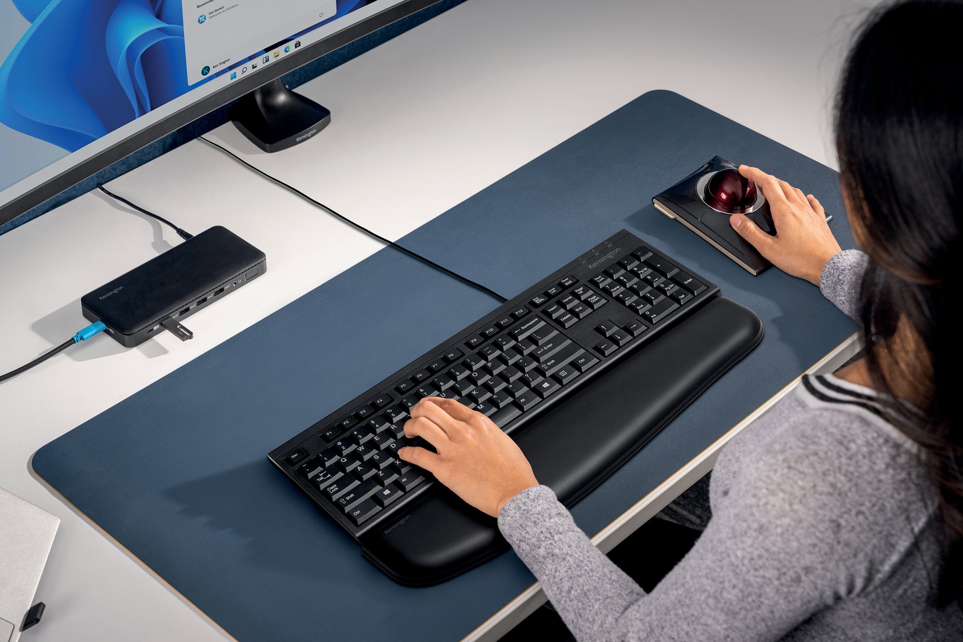 Kensington EQ KB100 Standaard Full-Size Azerty Draadloos Toetsenbord - 3