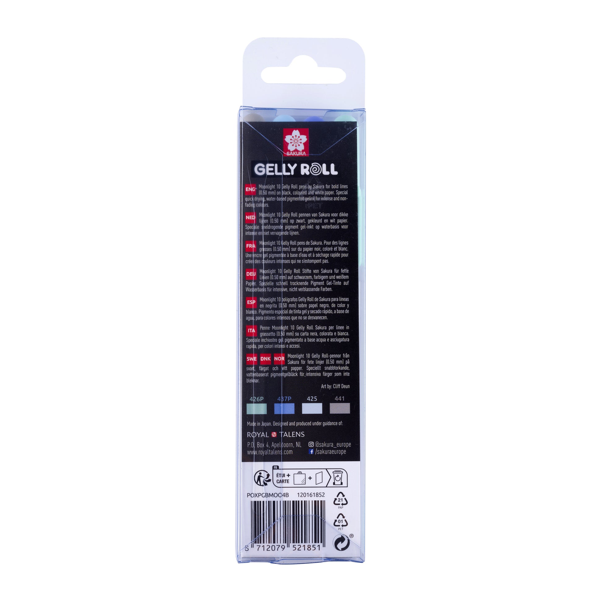 Sakura Gelly Roll Moonlight Aurora Set, 4 kleuren, 1,0 mm - 3