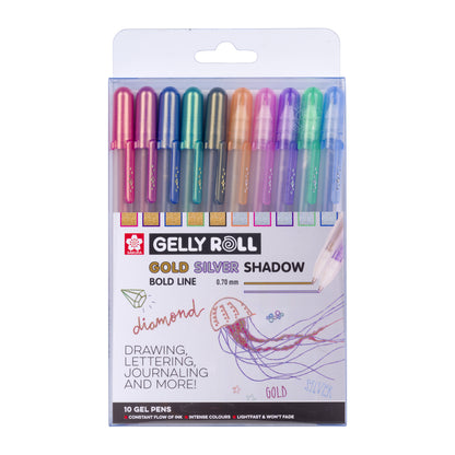 Gelly Roll Gold Shadow Metallic Gelpen 0,7mm - 2