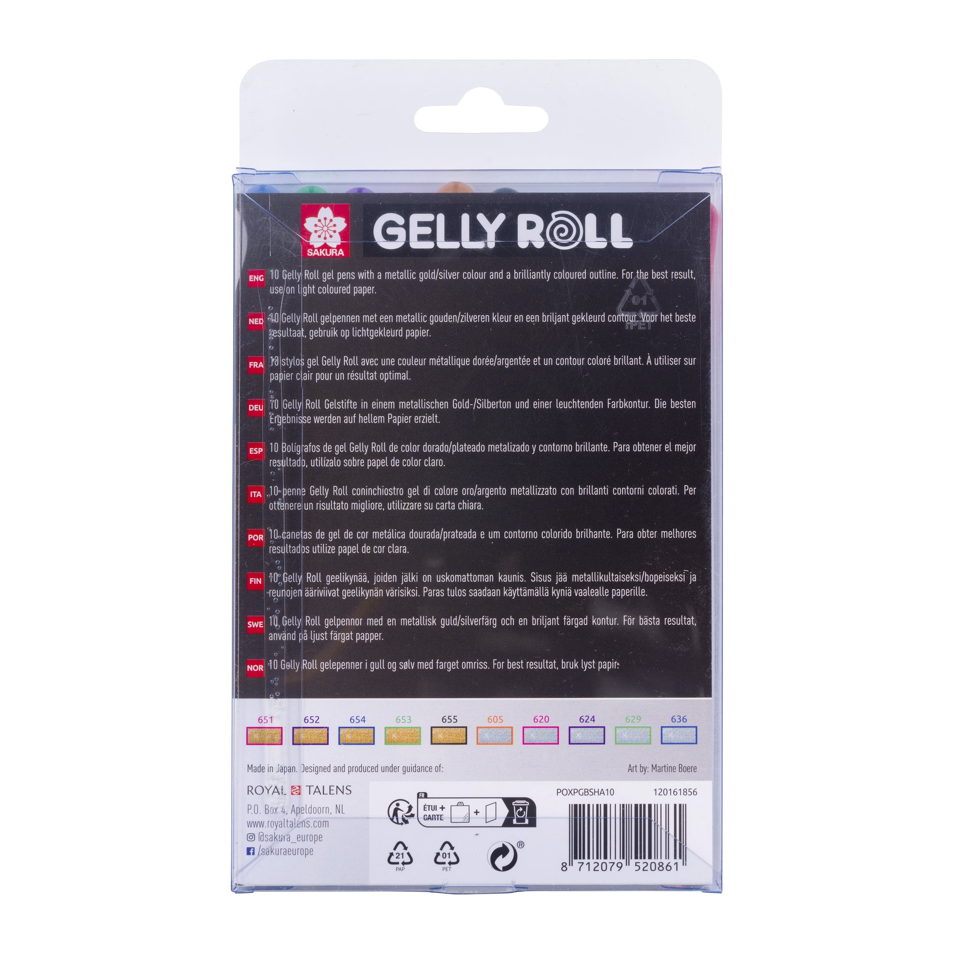 Gelly Roll Gold Shadow Metallic Gelpen 0,7mm - 3