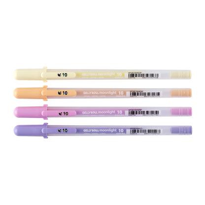 Sakura Gelly Roll Moonlight Sunrise Set, 4 kleuren, 1,0 mm