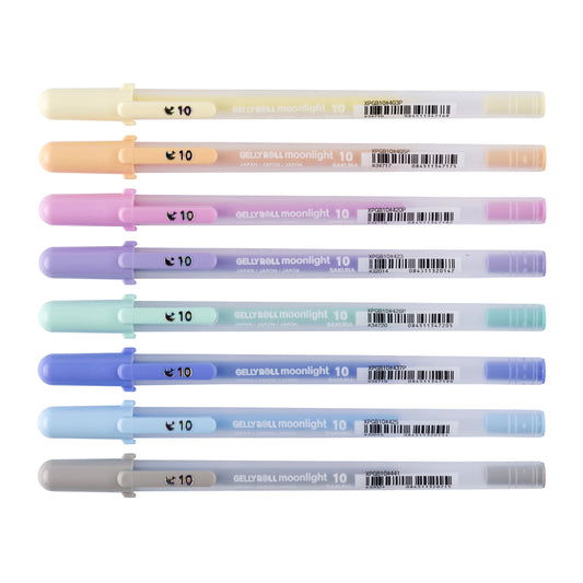 Sakura Gelly Roll Moonlight Pastel Set, 8 kleuren, 1,0 mm